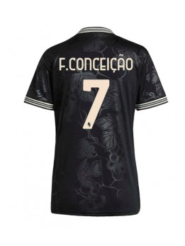 Juventus Francisco Conceicao #7 Zenski Rezervni Dres 2025-26 Kratak Rukavima Juventus Francisco Conceicao #7 Zenski Rezervni Dres 2025-26 Kratak Rukavima